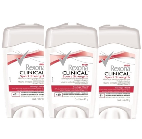 sport strenght, creme, leve 3 e pague 2 unidades com 48g cada