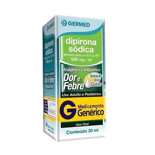 Comprar Dipirona Monoidratada Gotas Germed Pharma 500mg/mL, Caixa Com 1 ...