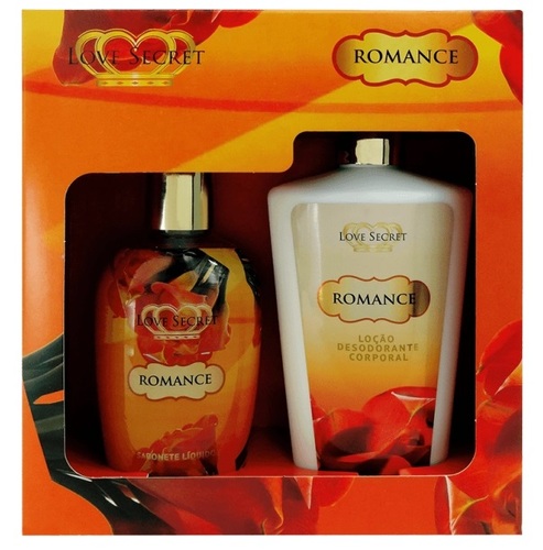 Imagem de Kit Love Secret Romance hidratante corporal com 250mL + sabonete líquido com 200mL