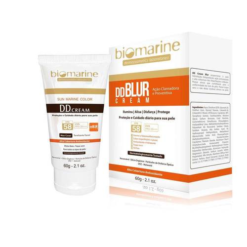 Imagem de DD Blur Cream Biomarine FPS 58, Bege, 60g