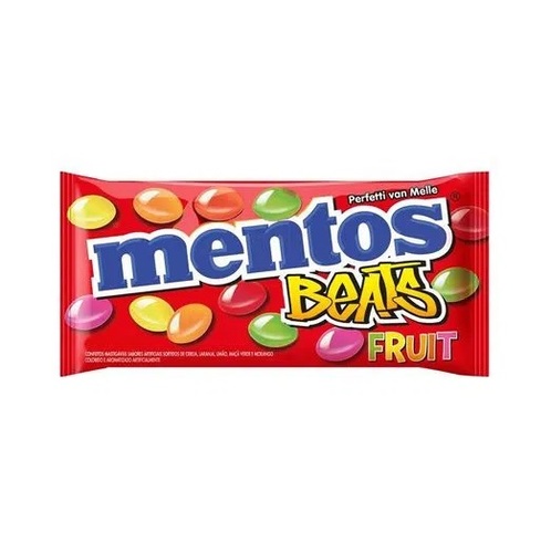 Imagem de Bala Mastigável Mentos Beats fruit com 17g