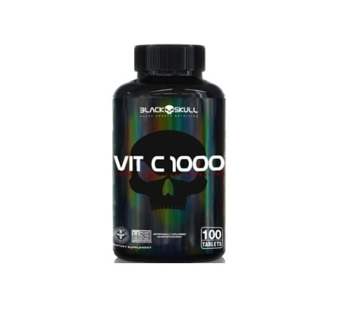 Imagem de Vit C 1000 Black Skull frasco com 100 tabletes