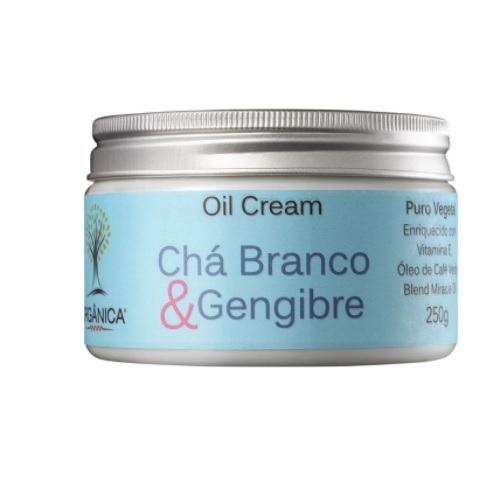 Imagem de Hidratante Orgânica Oil Cream chá branco e gengibre com 250g