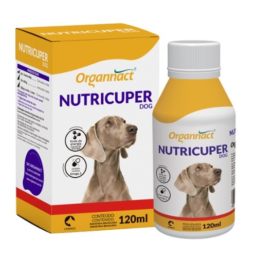 Imagem de Nutricuper Dog Organnact para Cães frasco com 120mL