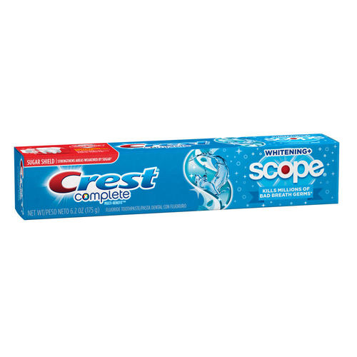 Imagem de Creme Dental Crest Complete Whitening Plus Scope Cool Peppermint 1 unidade com 175g