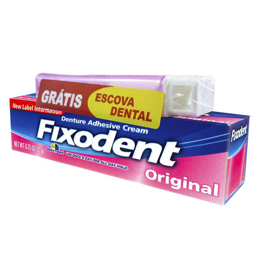 1 unidade com 21g + escova dental