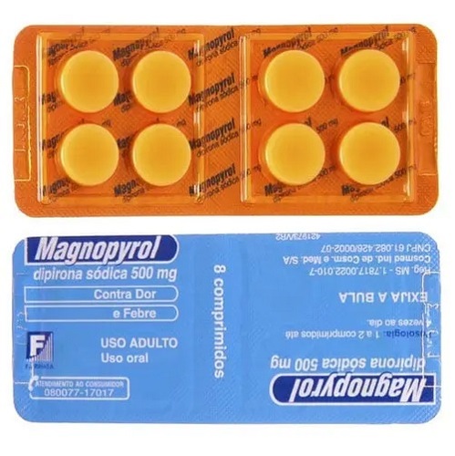500mg, blíster com 8 comprimidos