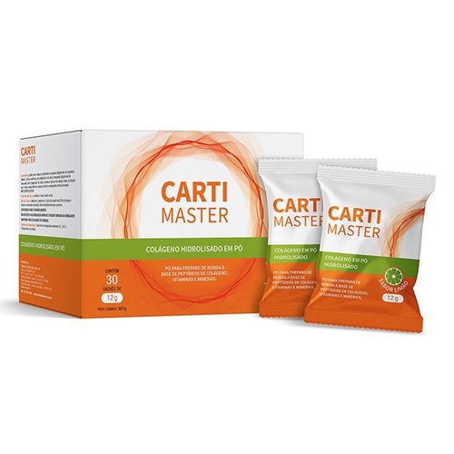 Comprar Colágeno Carti Master caixa com 30 sachês com 12g cada de pó para  solução de uso oral, sabor