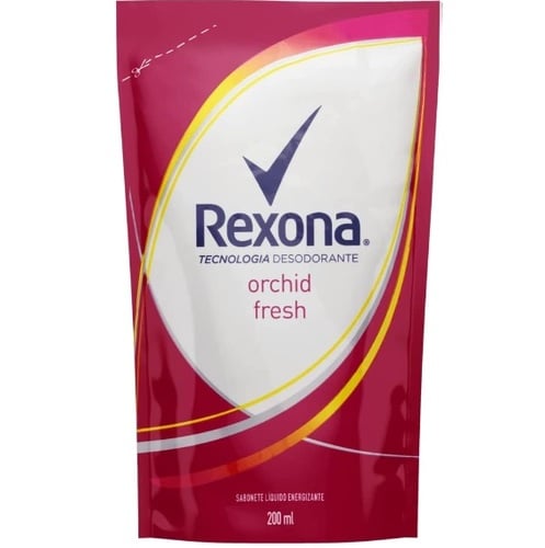 Imagem de Sabonete Rexona orchid fresh, refil, líquido, 1 unidade com 200mL