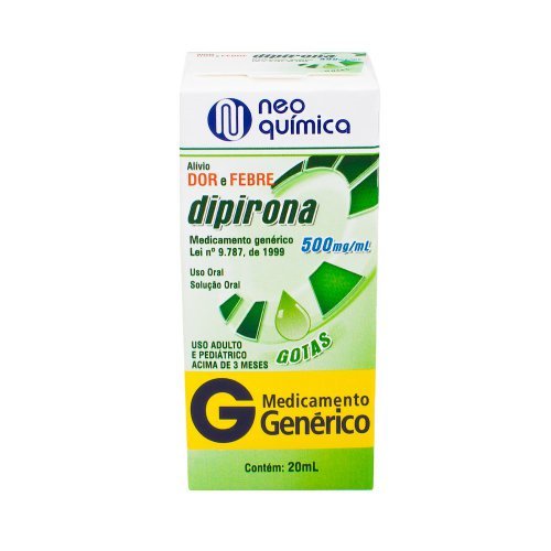 Comprar Dipirona Gotas Neo Química 500mg/mL, Caixa Com 1 Frasco Com ...