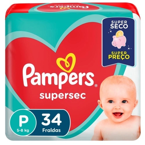 P, pacote com 34 unidades