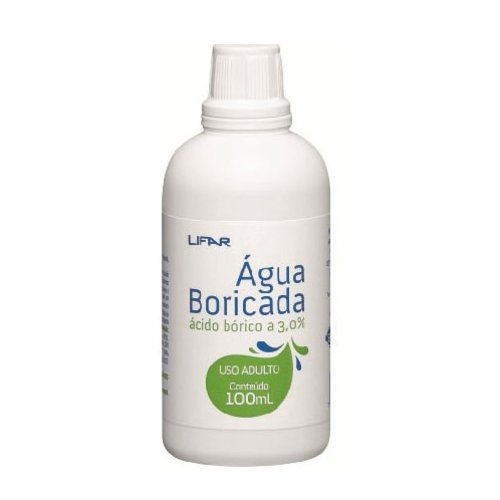 agua boricada lifar antigo 100ml
