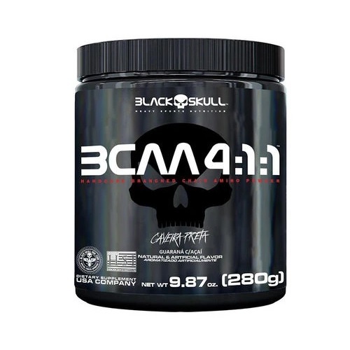 Imagem de BCAA 4.1.1 Black Skull açaí e guaraná com 280g