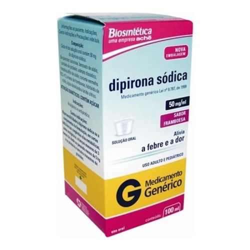 Comprar Dipirona Monoidratada Aché 50mg/mL, Caixa Com 1 Frasco Com ...