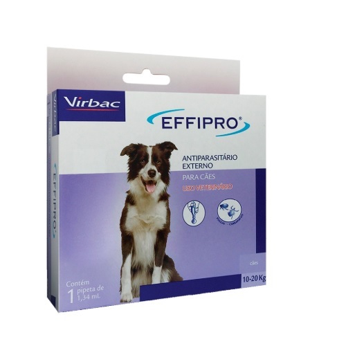 effipro antigo -old 10kg a 20kg, pipeta com 1,34ml-old