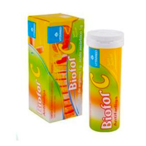 biofor c antigo frasco com 10 comprimidos efervescentes