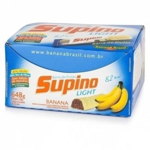 Imagem de Supino Light, Banana E Chocolate Branco 24 Unidades 27g