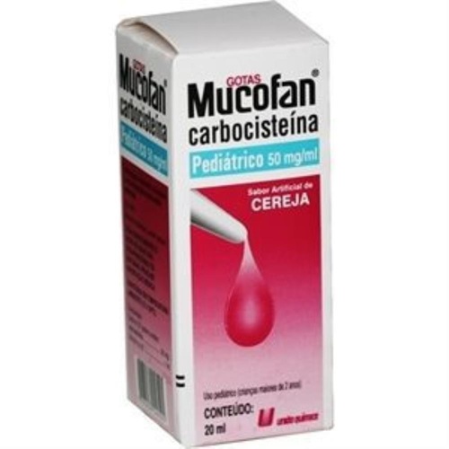 50mg/mL, caixa com 1 frasco gotejador com 20mL de solução de uso oral, sabor cereja