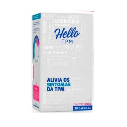 Imagem de Hello TPM 500mcg, caixa com 30 cápsulas