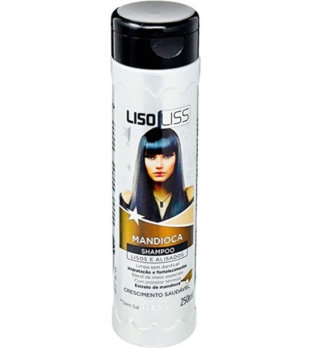 Imagem de Shampoo Muriel LisoLiss Mandioca 250mL