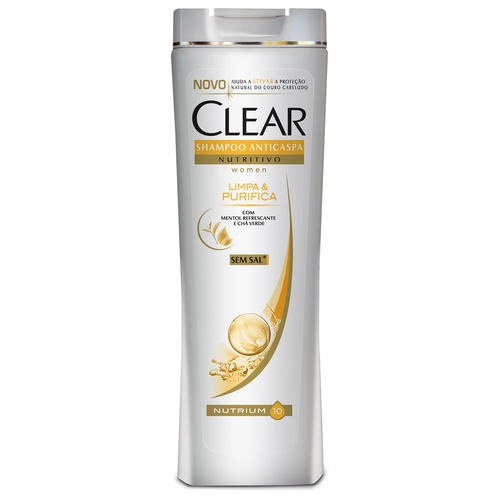 Imagem de Shampoo Anticaspa Clear Women Limpa & Purifica 200mL