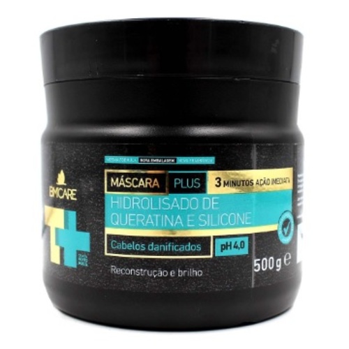 Imagem de Máscara Barrominas Bm Care T+ Hidrolisado de Queratina e Silicone 500g