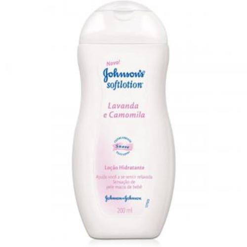 Imagem de Loção Hidratante Johnson's Softlotion lavanda e camomila com 200mL