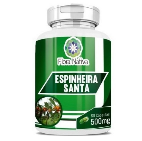 espinheira santa flora nativa-old 500mg, frasco com 60 capsulas-old