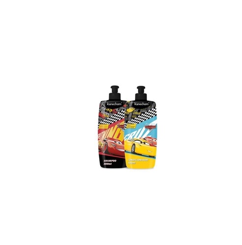 Imagem de Kit Kanechom Disney Carros shampoo, 1 unidade com 300mL + condicionador, 1 unidade com 300mL