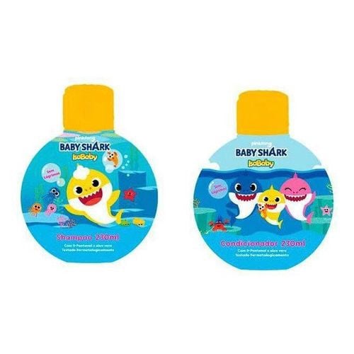 Imagem de Kit IsaBaby Baby Shark shampoo com 230mL + condicionador com 230mL