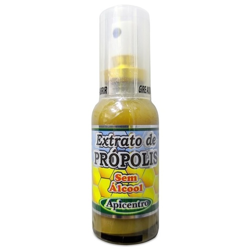 Imagem de Extrato de Própolis Apicentro Naturix sem álcool, spray com 30mL