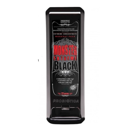 Imagem de Monster Extreme Black Probiótica 22 packs com 11 cápsulas cada