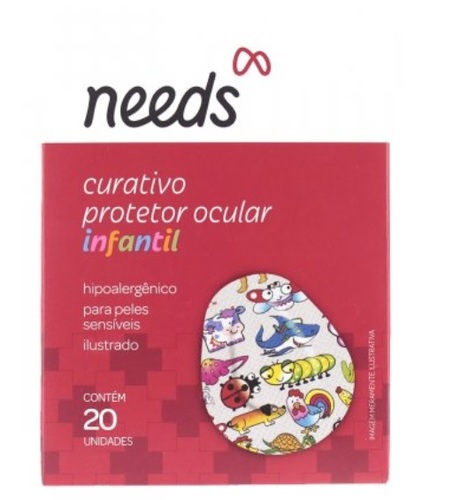 Imagem de Protetor Ocular Needs Infantil 20 unidades