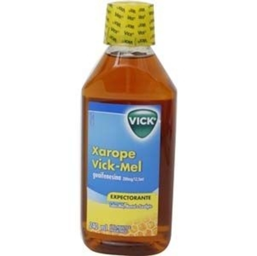 200mg/12,5mL, frasco com 240mL de xarope, sabor mel e limão