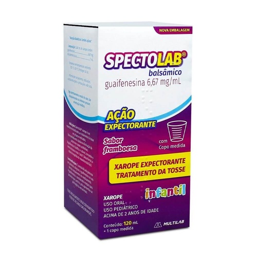 Imagem de Spectolab Balsâmico 6,67mg/mL, frasco com 120mL de xarope infantil