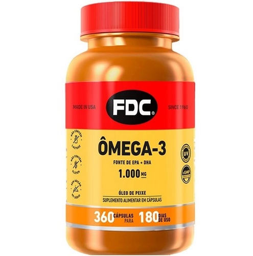 Imagem de Ômega 3 FDC frasco, 1 unidade com 360 cápsulas