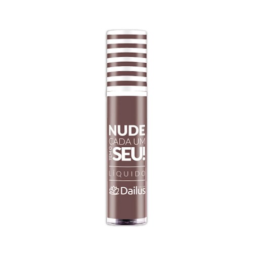 Imagem de Batom Liquido Dailus Nude Cada Um Tem o Seu! n° 16 cinza vinil