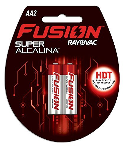 Pilha Super Alcalina Fusion Rayovac AA com 2 unidades