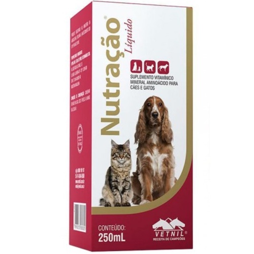 Imagem de Nutração Vetnil para Cães e Gatos líquido com 250mL