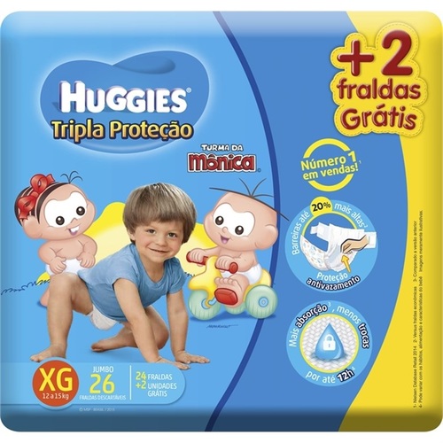 XG, pacote com 26 unidades