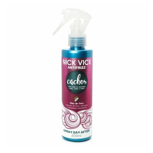 Imagem de Spray Day After Nick Vick Antifrizz Cachos Óleo de Coco 200mL