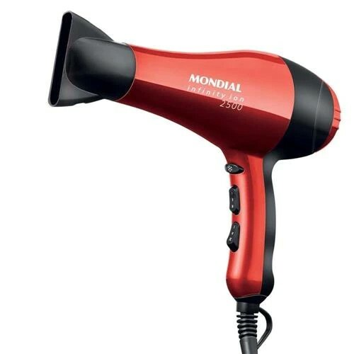 Imagem de Secador de Cabelos Mondial Infinity Ion 2500 - 220V, vermelho