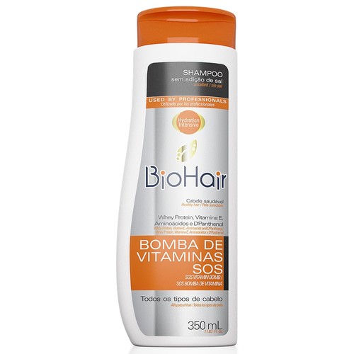 Imagem de Shampoo BioHair Bomba de Vitaminas SOS 350mL