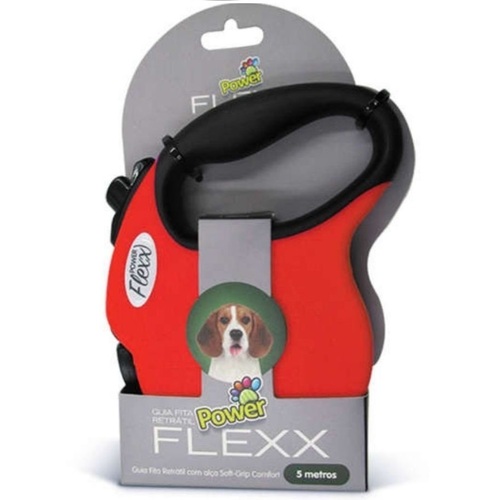 Imagem de Guia Retrátil Power Pet's Flexx M, sortida, 1 unidade com 5m