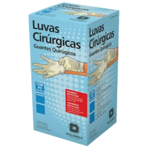 nº 7.5, com pó, 100 pares