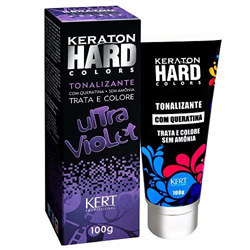 Tonalizante Keraton Hard Colors ultra violet com 100g