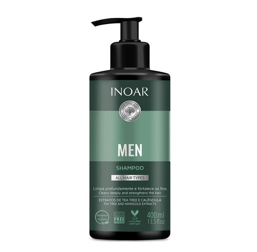 Imagem de Shampoo Inoar Men All Hair Types 400mL