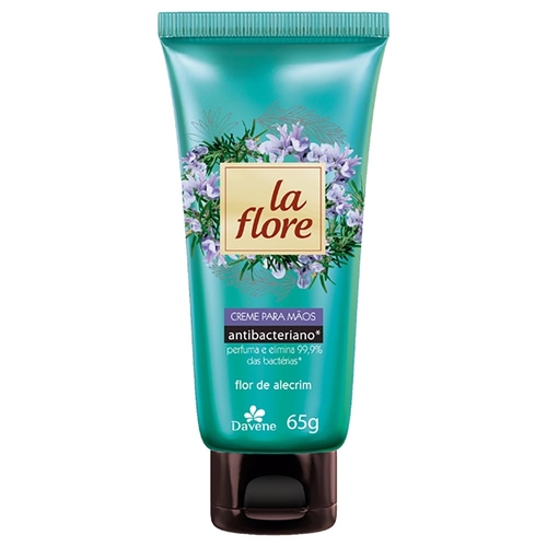 Imagem de Hidratante Antibacteriano para Mãos Davene La Flore flor de alecrim, 65g