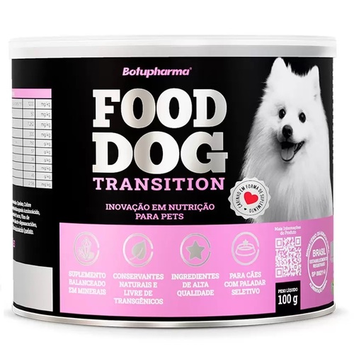 Imagem de Food Dog Botupharma Pet Transition para Cães Adultos lata com 100g