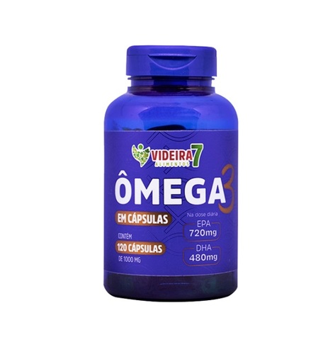 omega 3 videira 7 - frasco com 120 capsulas